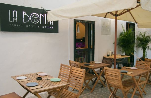 The Terrace of the Restaurant in Tarifa La Bonita
